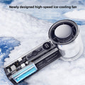 Transparent USB Rechargeable Handheld Cooling Fan